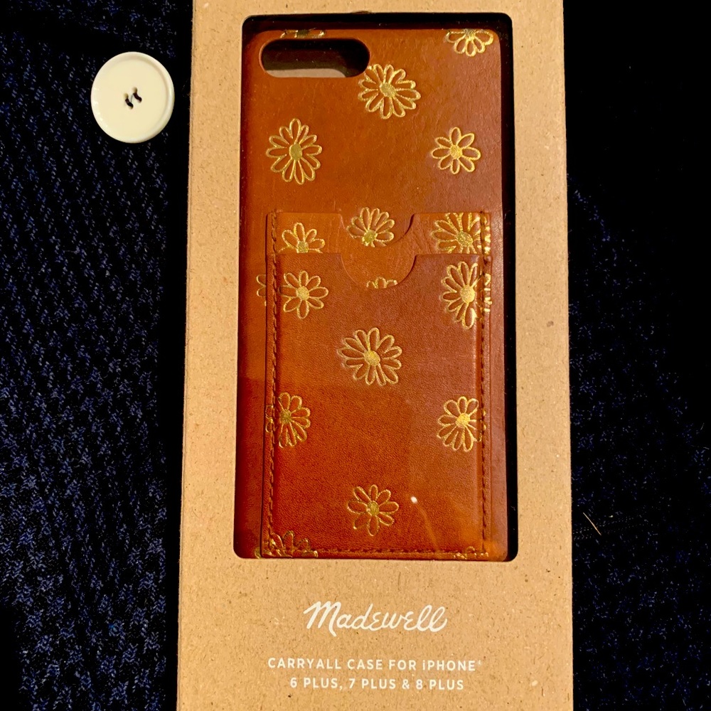 Madewell leather iPhone 7 Plus case